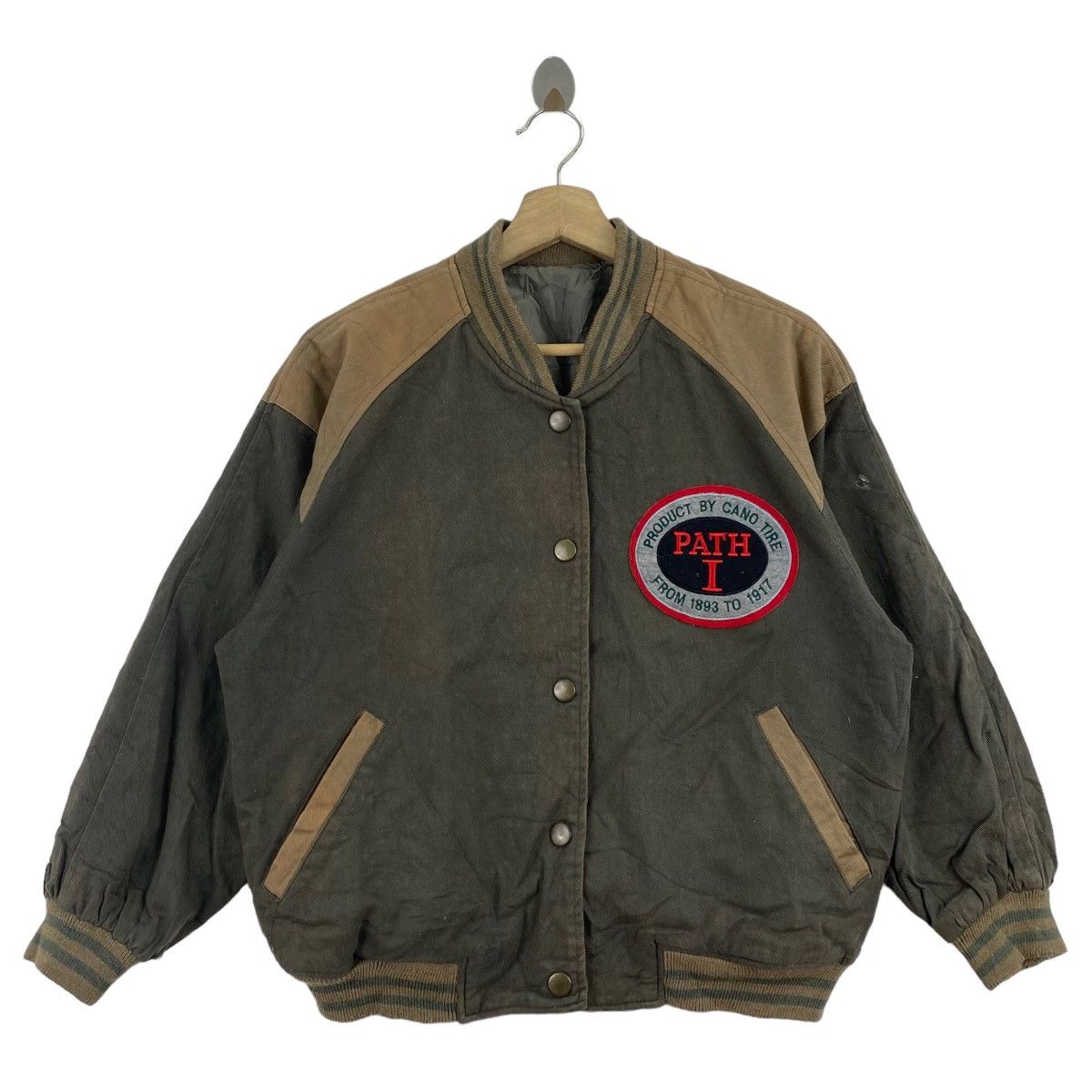 Vintage Vintage 80s PATH I Product By Cano Tire Brand Tag Bomber Size US L / EU 52-54 / 3 - 1 Thumbnail