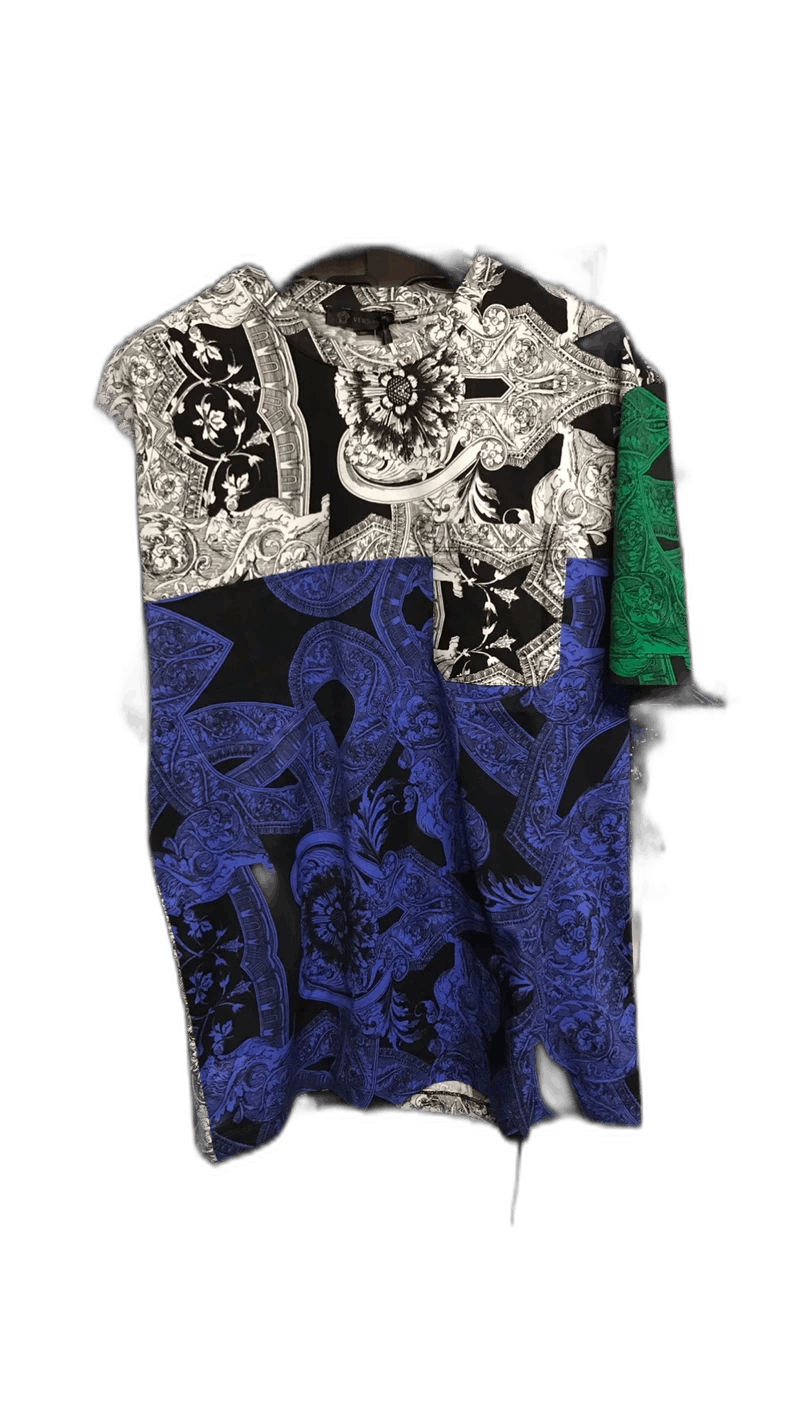 Versace Versace Short Sleeve T-Shirt with Baroque Design Size US L / EU 52-54 / 3 - 1 Thumbnail