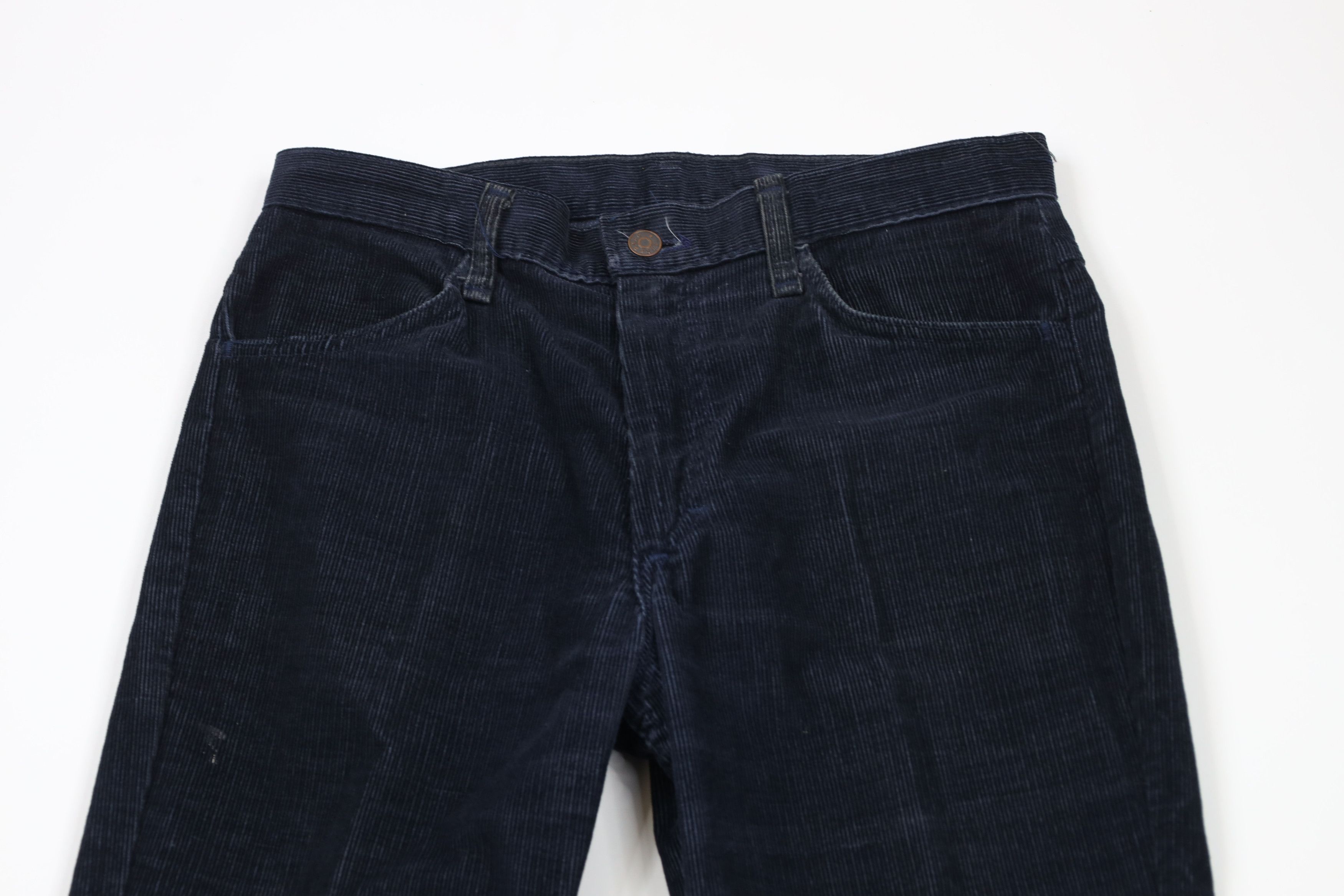 Vintage Vintage 70s Streetwear Flared Wide Leg Corduroy Pants USA Size US 32 / EU 48 - 2 Thumbnail