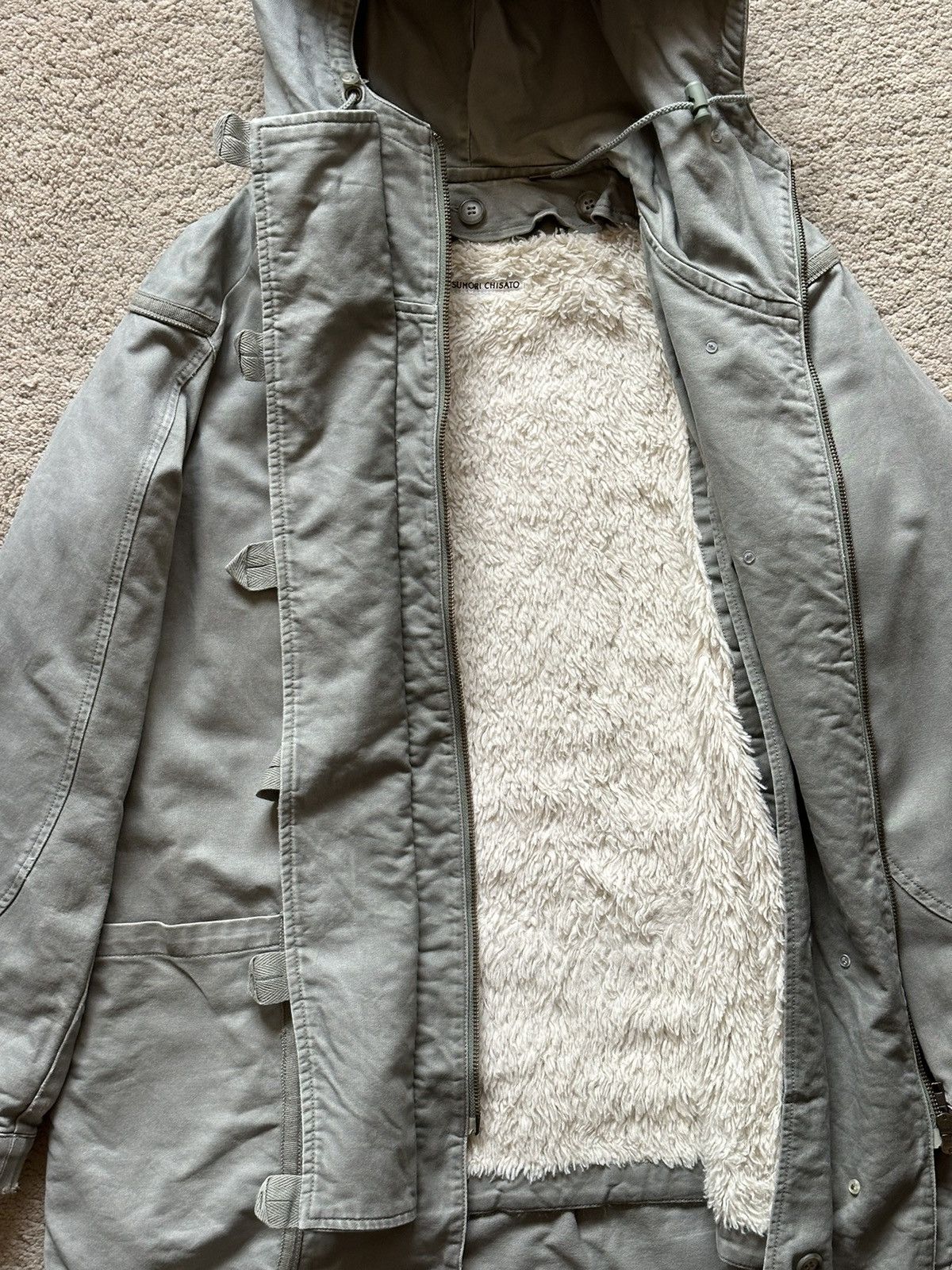 Tsumori Chisato 1990s Tsumori Chisato Military Parka Jacket Size US M / EU 48-50 / 2 - 7 Thumbnail