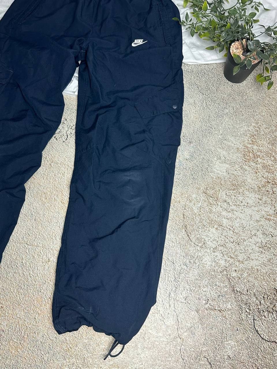 Nike × Vintage Nike nylon cargo pants boxy fit faded Size US 34 / EU 50 - 4 Thumbnail