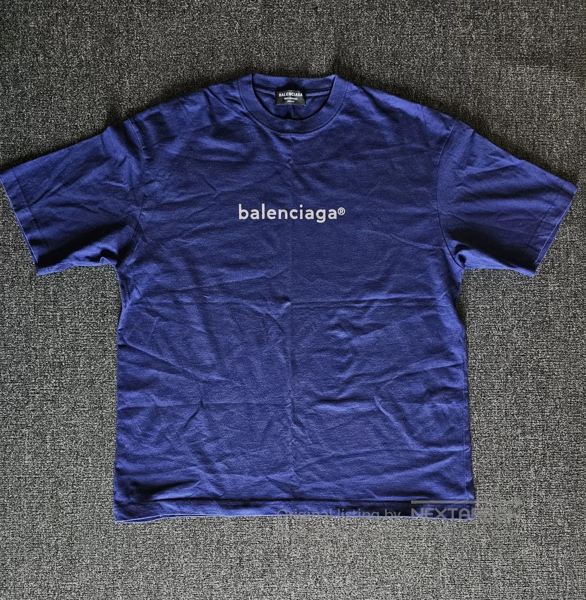 Balenciaga balenciaga blue short sleeve t-shirt. Size US L / EU 52-54 / 3 - 1 Thumbnail