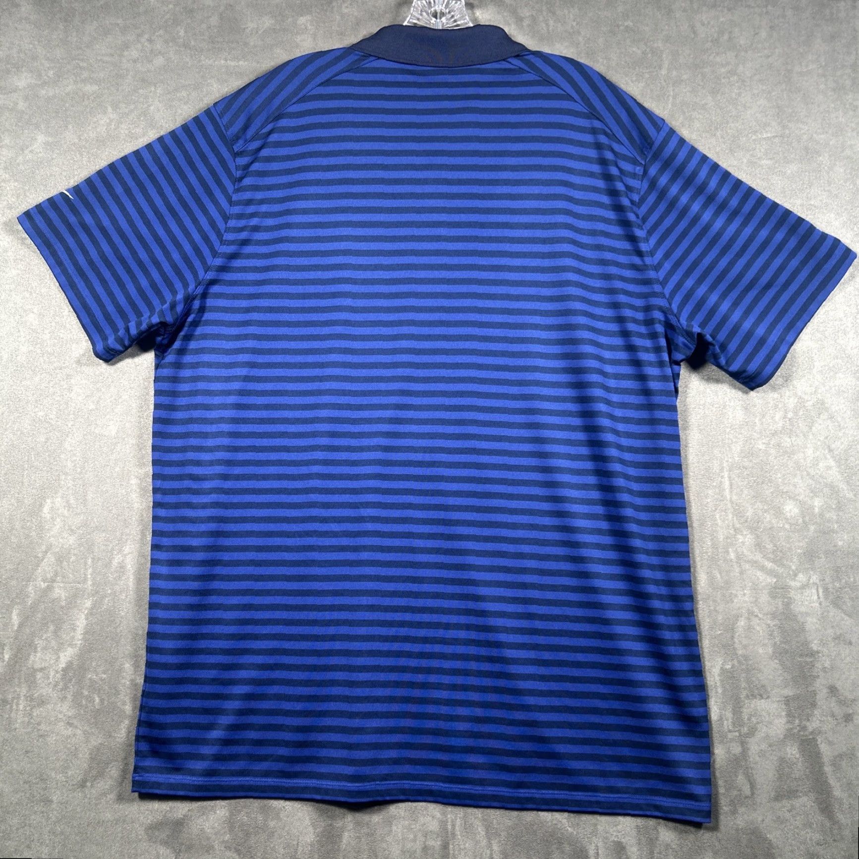 Nike Nike Golf Polo TPC Sawgrass Mens XXL Dri Fit Blue Performance Stretch Polo Shirt Size US XXL / EU 58 / 5 - 7 Thumbnail
