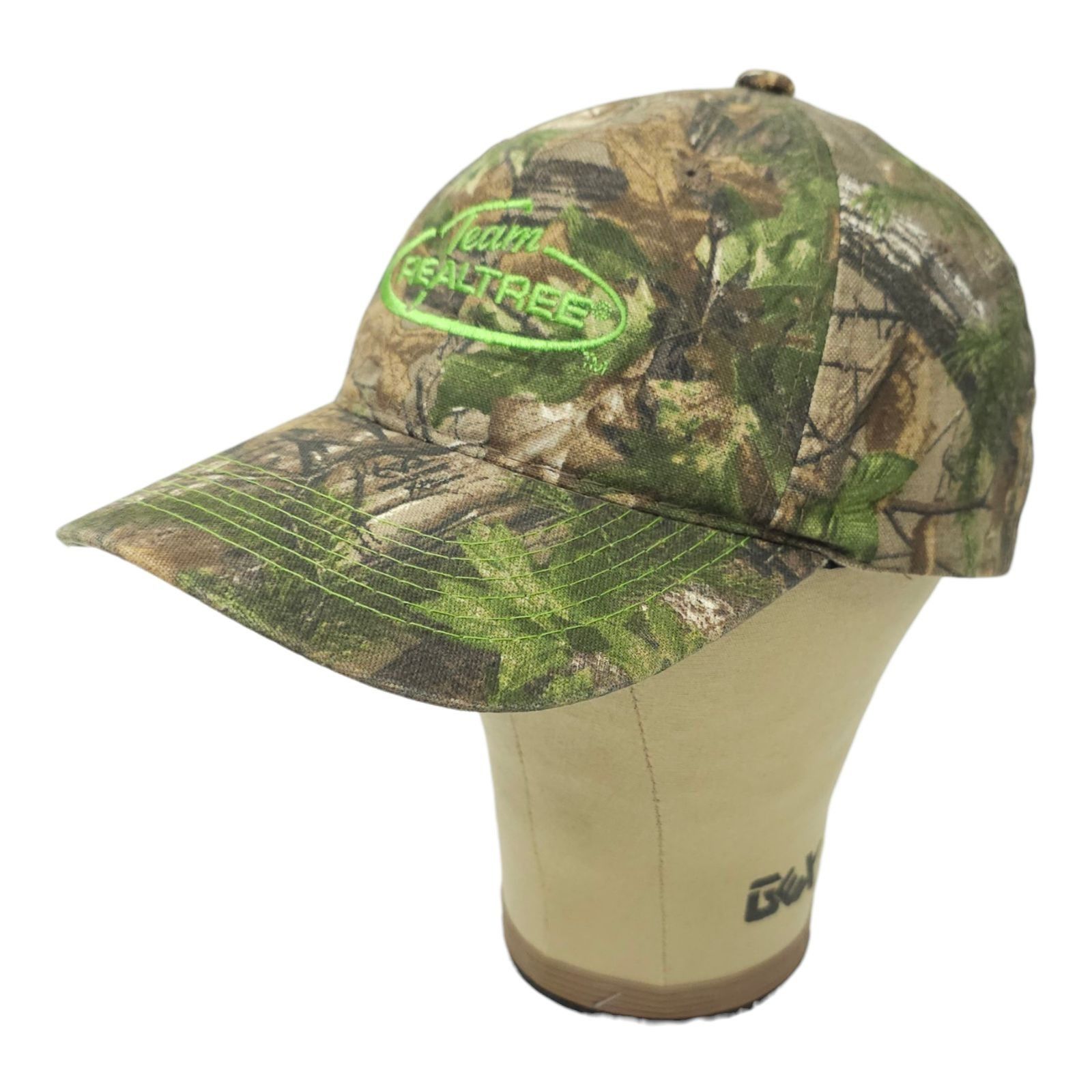 Realtree Team Realtree Camo Hat Strapback Cap Green Embroidered Logo Size ONE SIZE - 2 Thumbnail