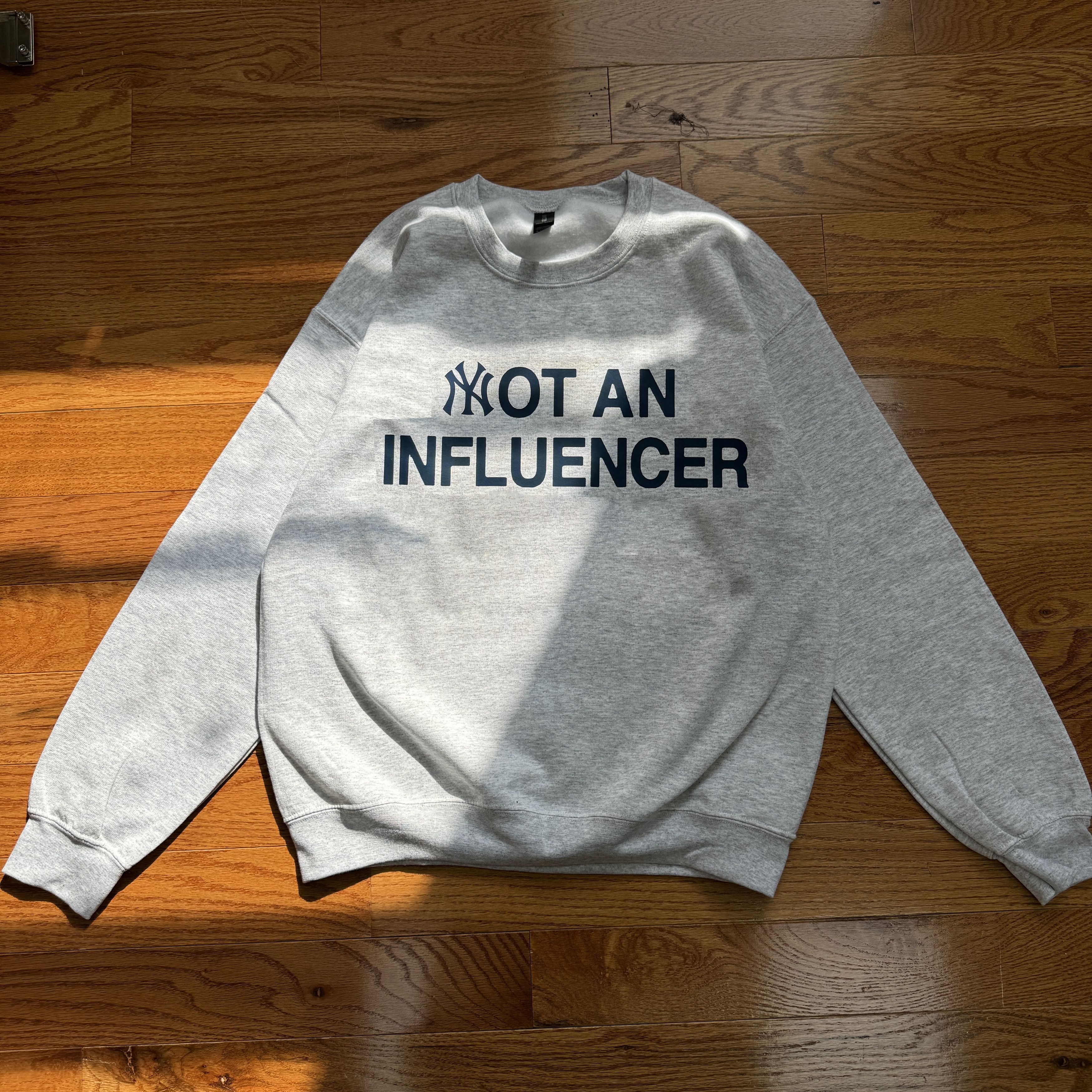 New York Yankees Not An Influencer Crewneck Gray Size US XXL / EU 58 / 5 - 1 Preview