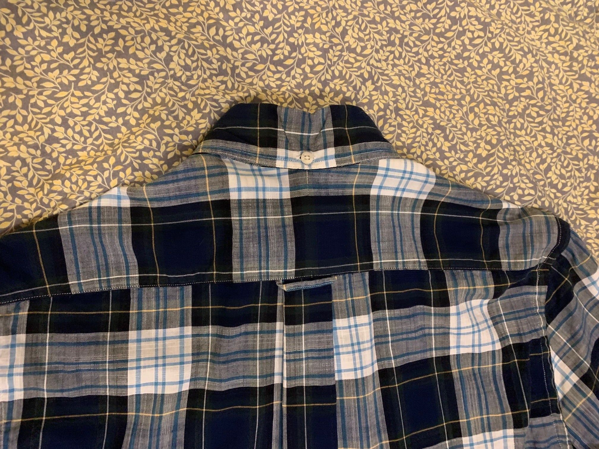 Gitman Bros. Vintage Gitman Black Watch Plaid Lightweight Cotton Shirt Size US S / EU 44-46 / 1 - 6 Thumbnail