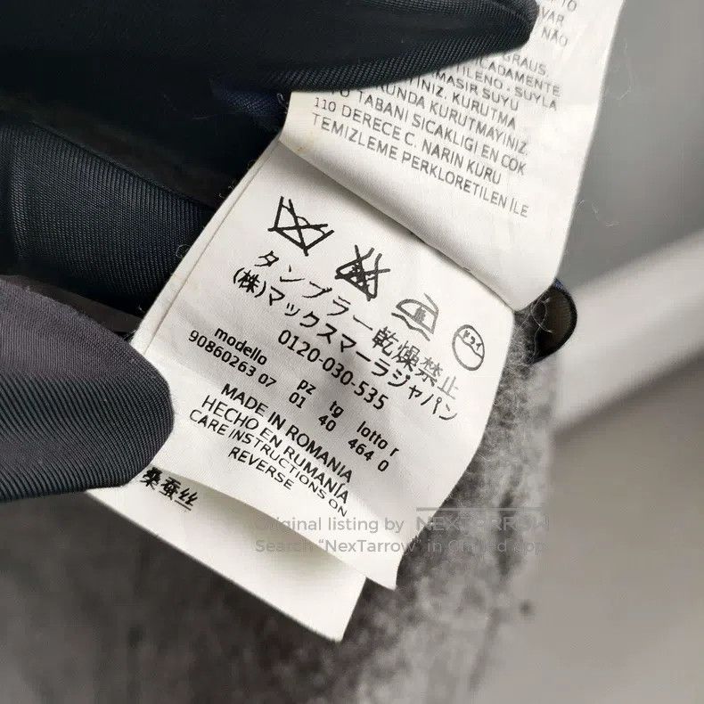Max Mara Max Mara Gray Wool Coat Size M / US 6-8 / IT 42-44 - 5 Thumbnail