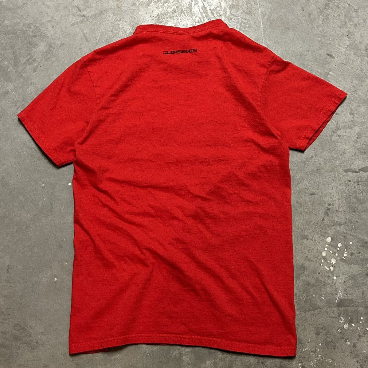 Quiksilver × Vintage Y2K Quicksilver Smoke Print Affliction Style T Shirt Size US S / EU 44-46 / 1 - 4 Thumbnail