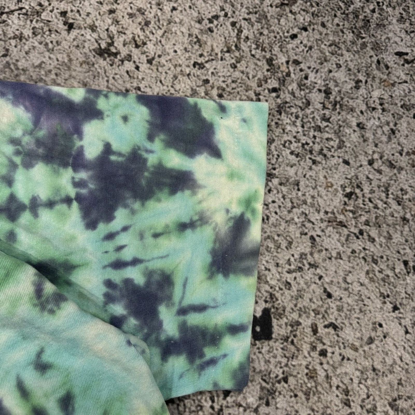 Vintage Marijuana Leaf Thrashed Faded Distressed Shirt ERD Grunge Size US XL / EU 56 / 4 - 10 Thumbnail