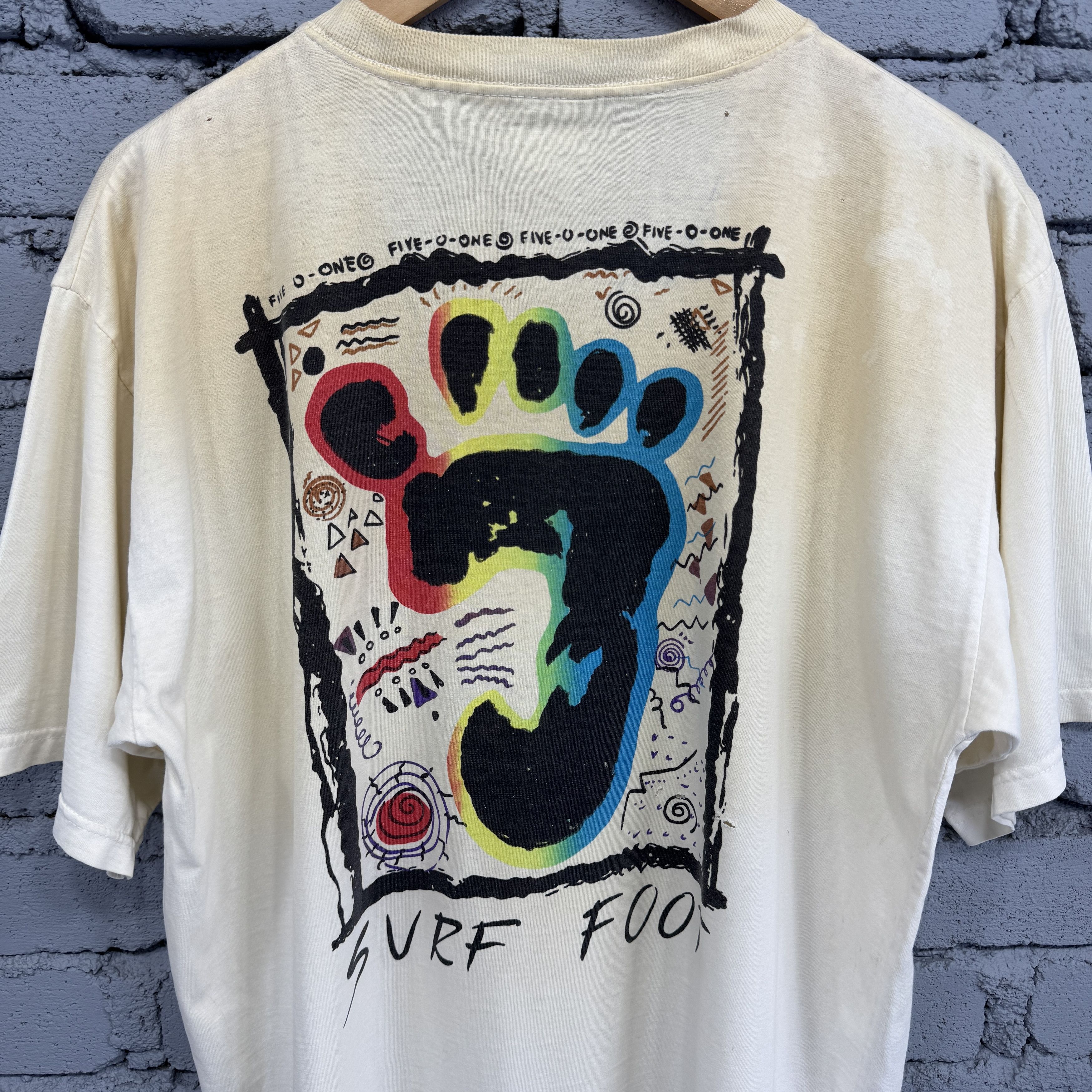 Vintage Vintage Surf Foo Backhit Print Tshirt Size US L / EU 52-54 / 3 - 4 Thumbnail