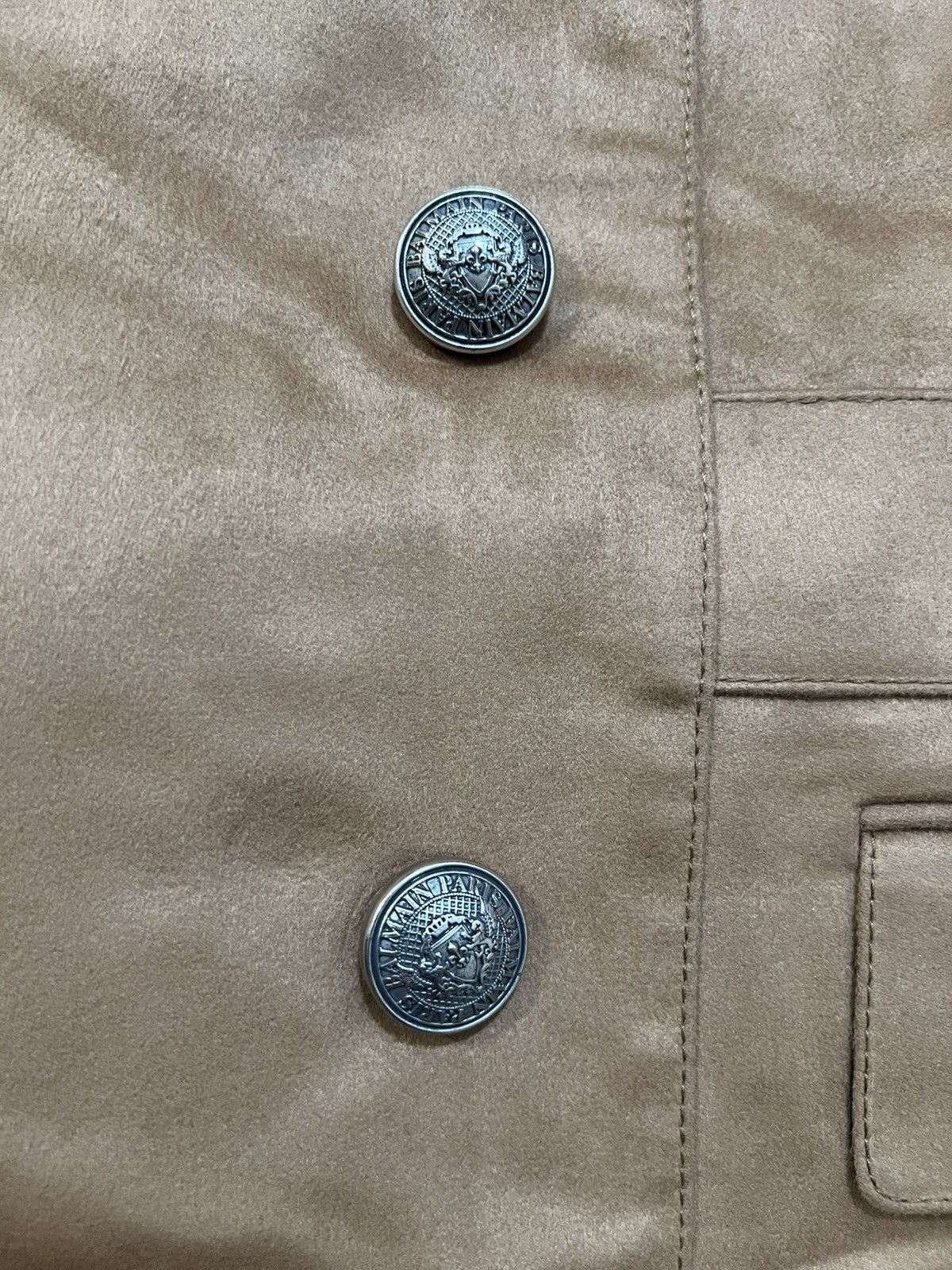 Balmain Balmain - Slim-Fit Double-Breasted Coat - Camel size 54 Size US L / EU 52-54 / 3 - 2 Thumbnail