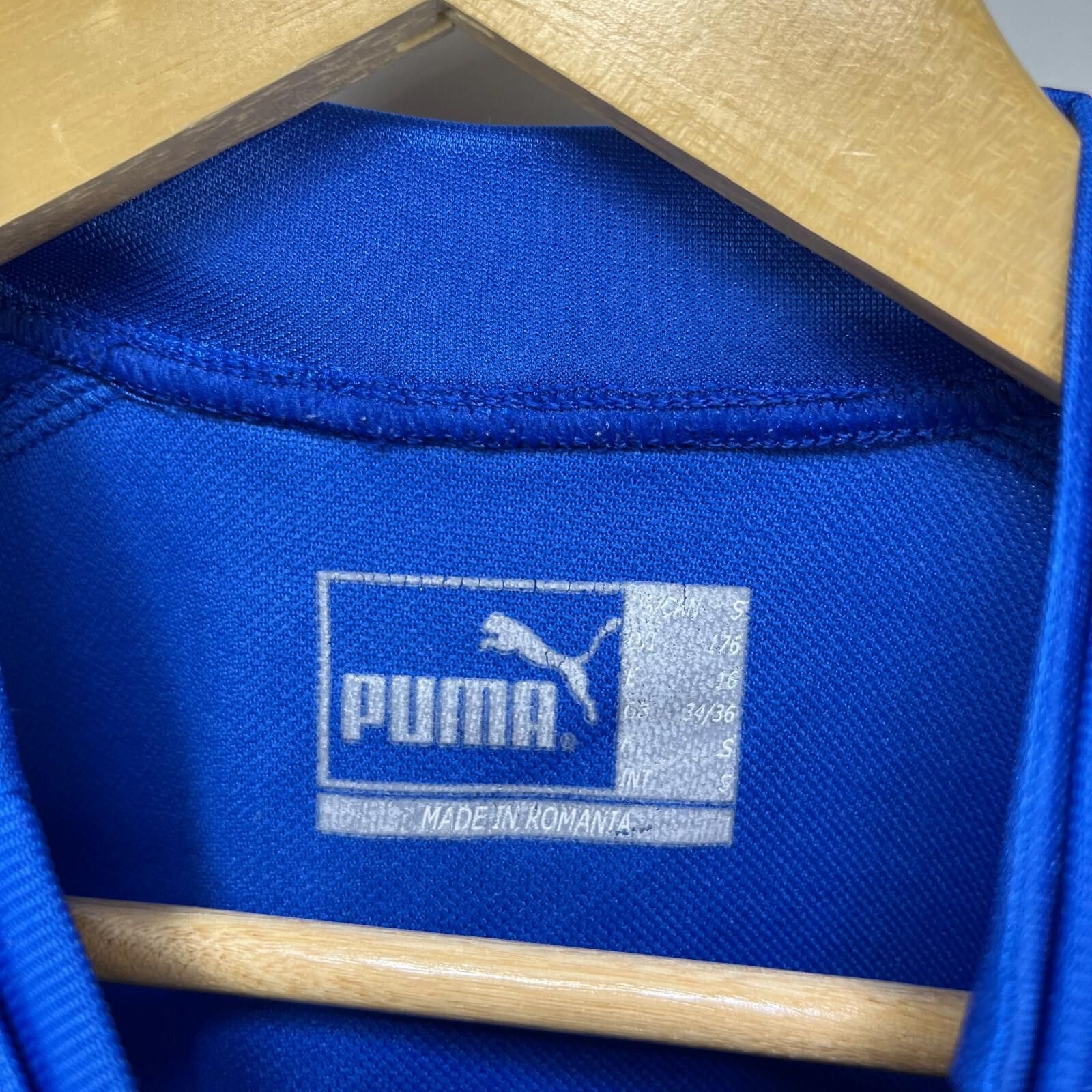 Puma Vintage Y2K Puma Italy Jersey Number 24 Small Football Size ONE SIZE - 8 Thumbnail