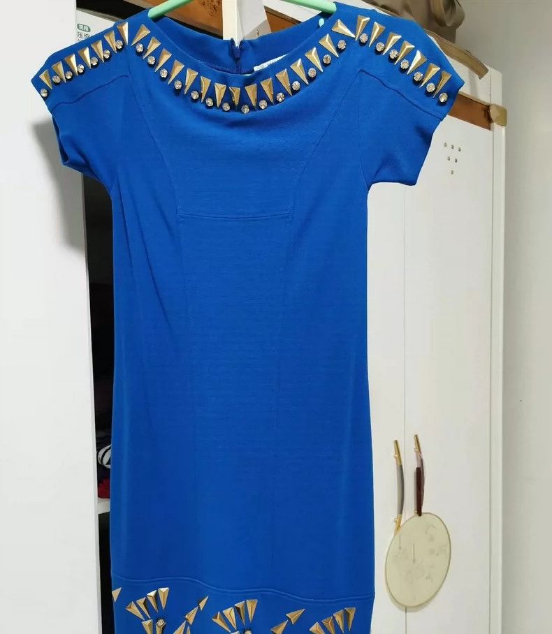 Versace Versace Short-sleeved dress Size S / US 4 / IT 40 - 1 Thumbnail