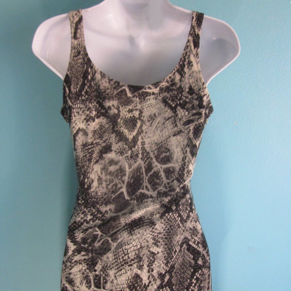 Vintage Linda Segal Vintage Tanktop Snakeskin Pattern Stretch Tank S Size XS / US 0-2 / IT 36-38 - 5 Thumbnail