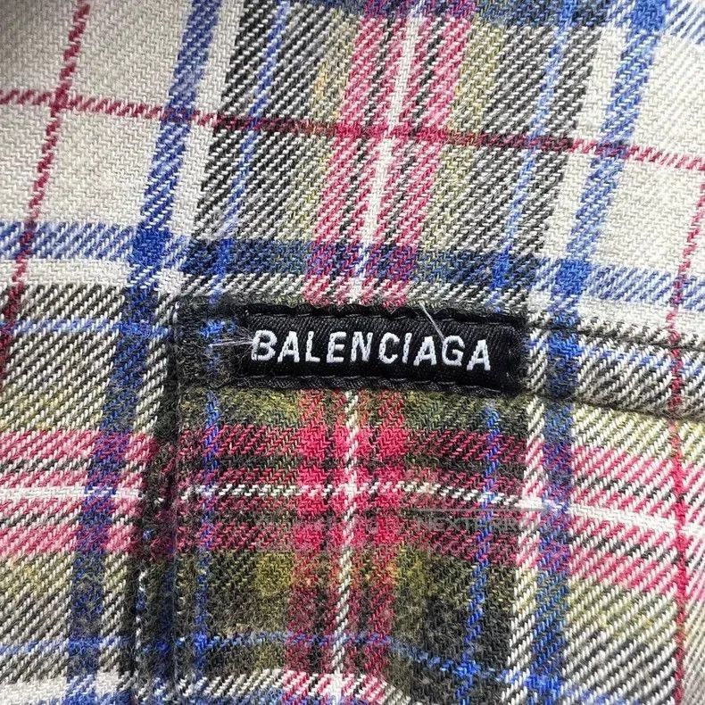 Balenciaga Balenciaga 23SS Flannel Plaid Cotton Coat. Size US S / EU 44-46 / 1 - 4 Thumbnail
