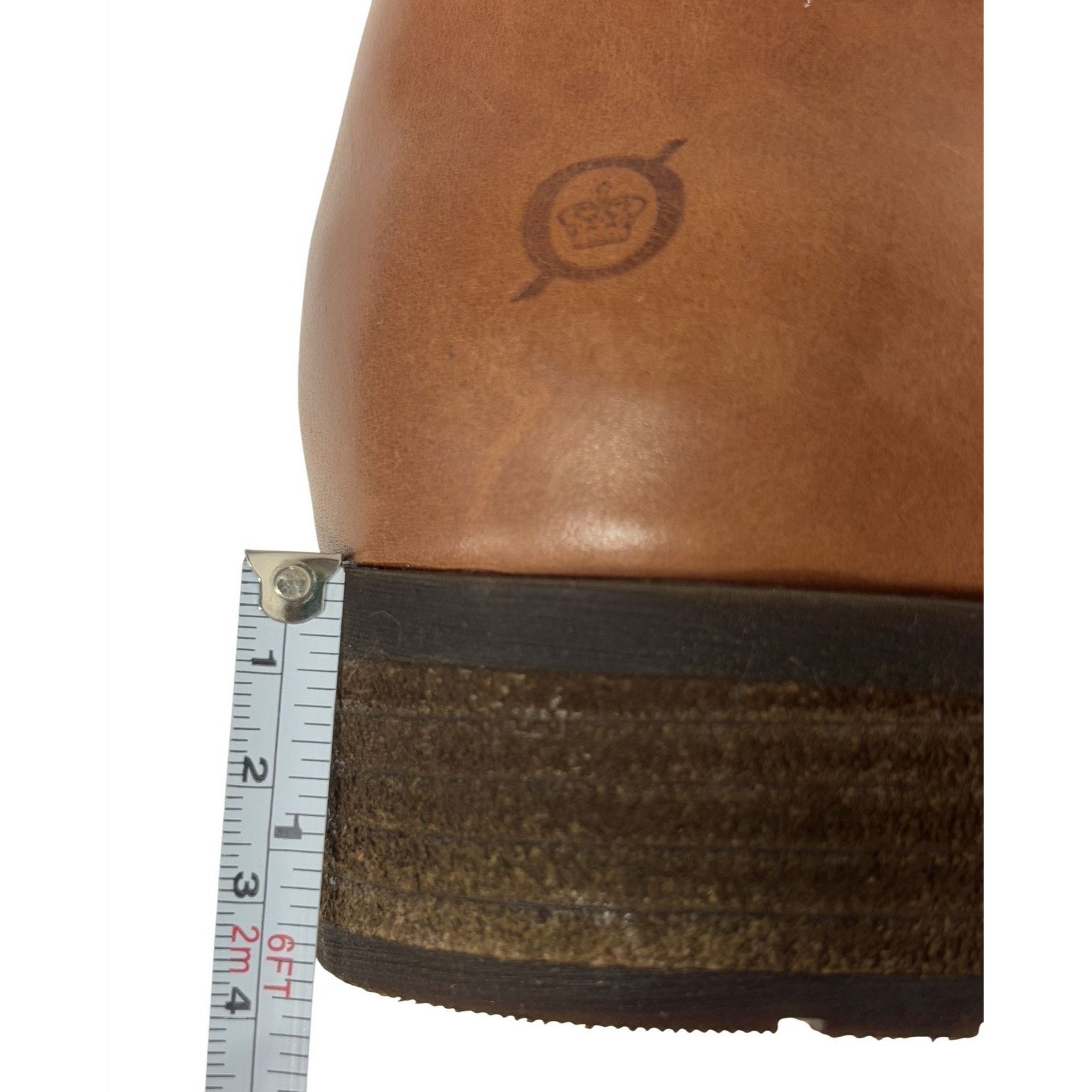 Born BORN / Saddler / Brown / Handcrafted / Leather / Knee-High / Size US 8.5 / IT 38.5 - 7 Thumbnail