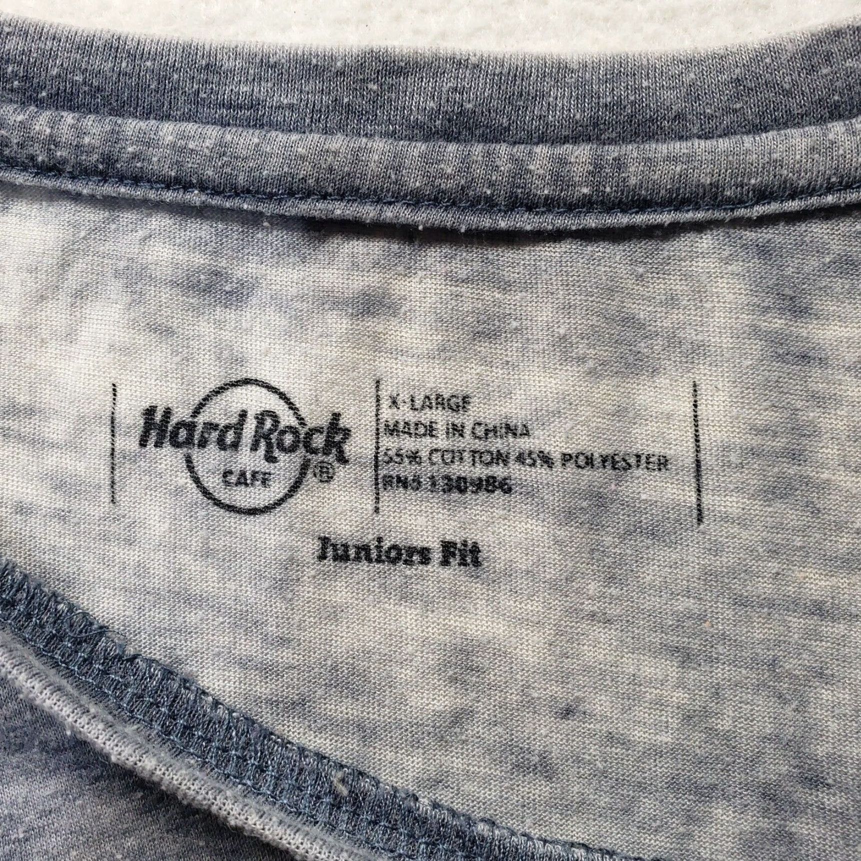 Hard Rock Cafe VINTAGE Hard Rock Cafe Atlantic City Gray T-Shirt Adult Women’s XL City Rock 80s Size XL / US 12-14 / IT 48-50 - 3 Thumbnail