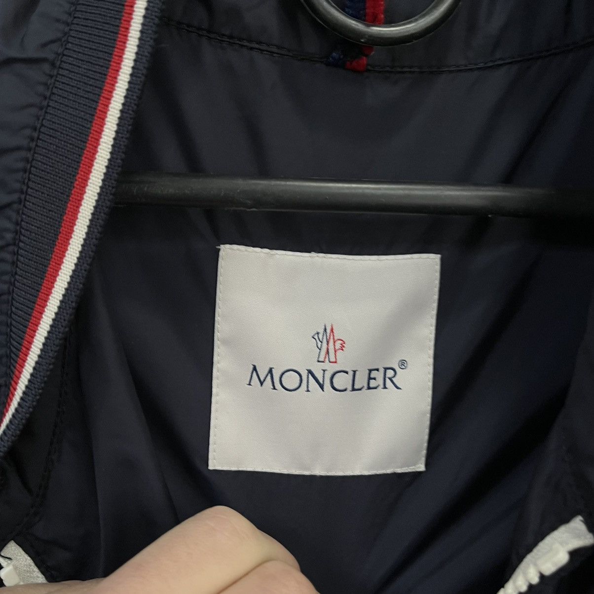 Moncler Moncler blue nylon light windbreaker jacket Size US XL / EU 56 / 4 - 11 Thumbnail