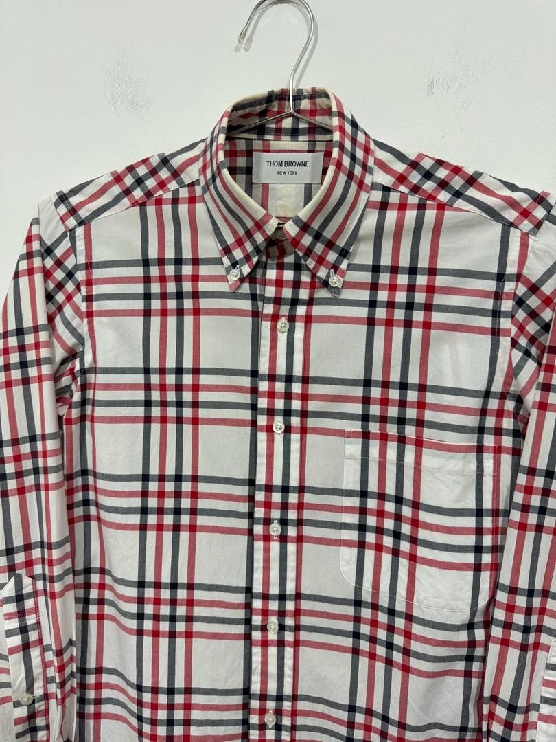 Thom Browne Thom Browne Checkered Shirt Size US S / EU 44-46 / 1 - 2 Thumbnail