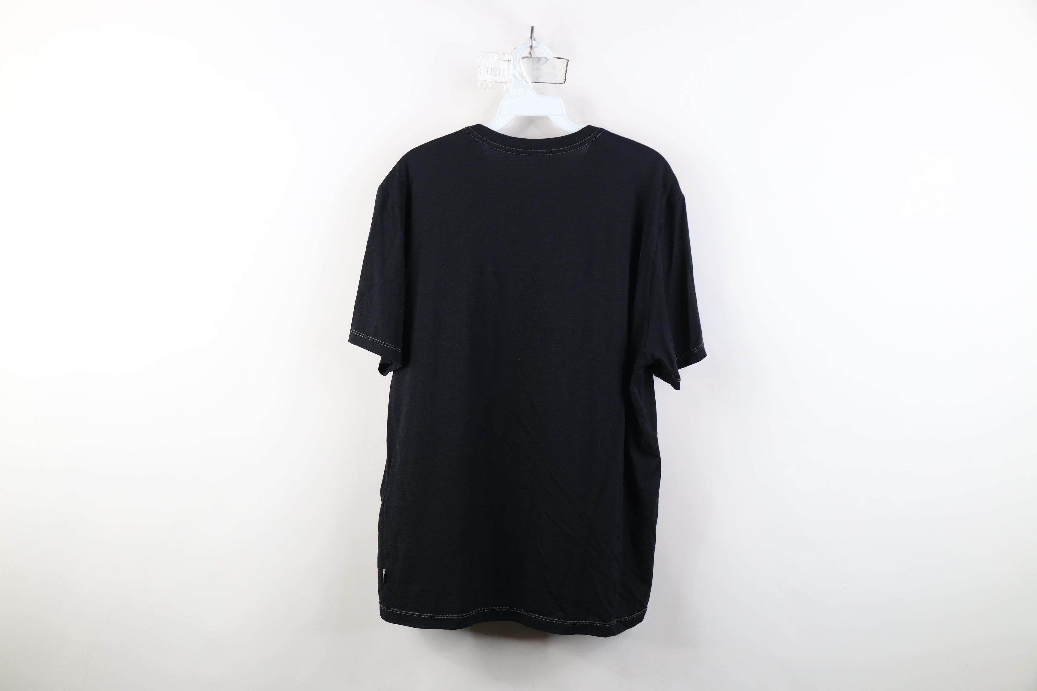 Vintage Klim Racing Spell Out Teton Merino Wool Knit T-Shirt Black Size US L / EU 52-54 / 3 - 11 Thumbnail