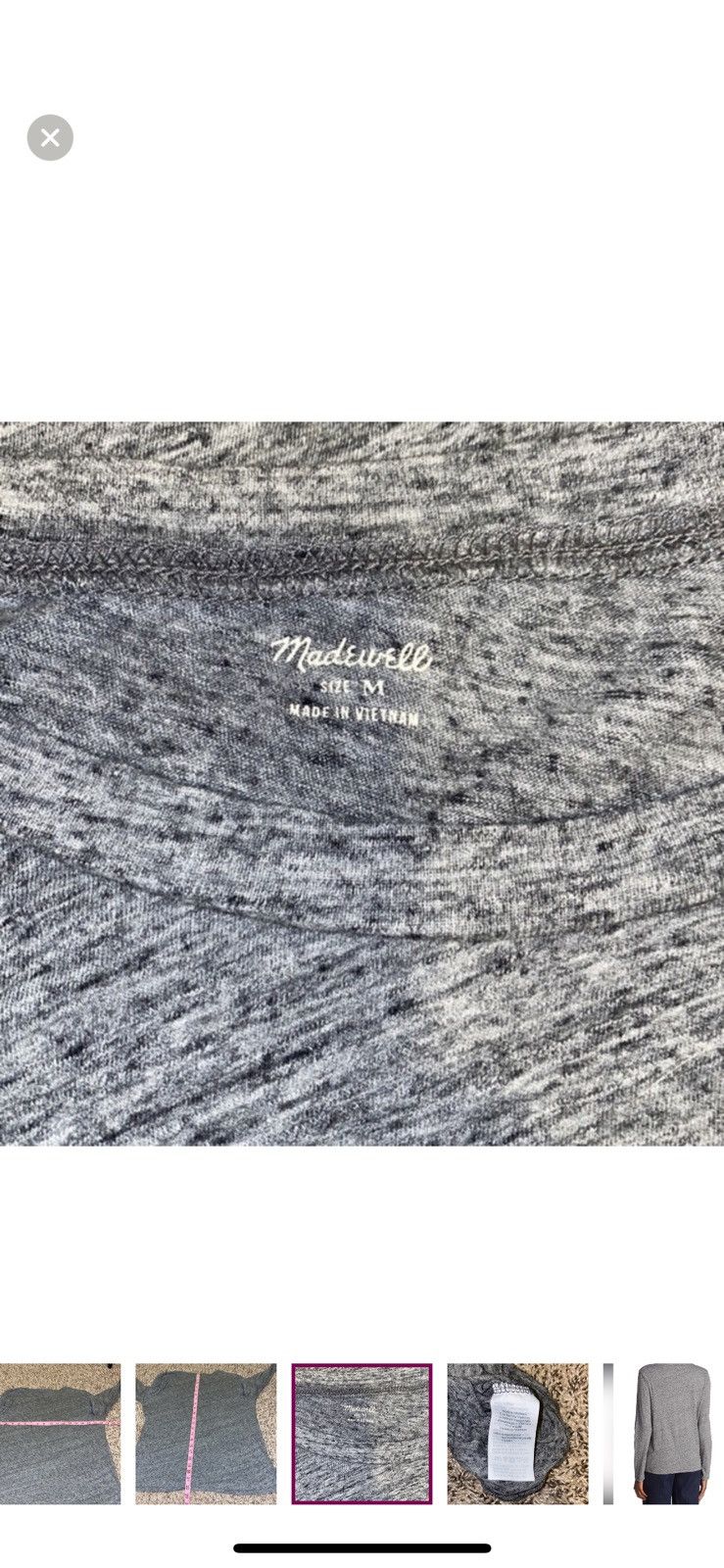 Madewell Madewell medium long sleeved crewneck tee Size M / US 6-8 / IT 42-44 - 3 Thumbnail