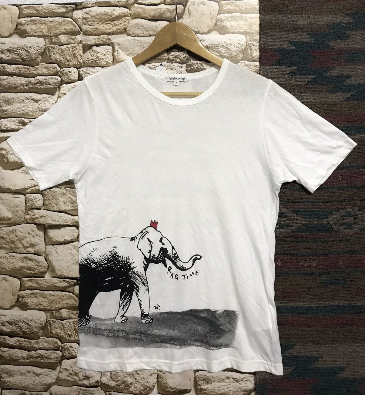 Y's × Yohji Yamamoto Yohji Yamamoto Y’s for Living Elephant Rag Time Size US M / EU 48-50 / 2 - 1 Thumbnail