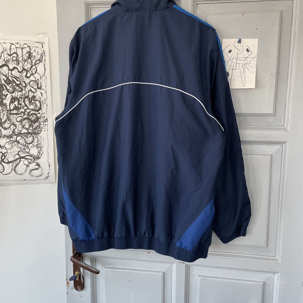 Adidas × Vintage Vintage Adidas Light Jacket three stripes Size L Size US L / EU 52-54 / 3 - 5 Thumbnail