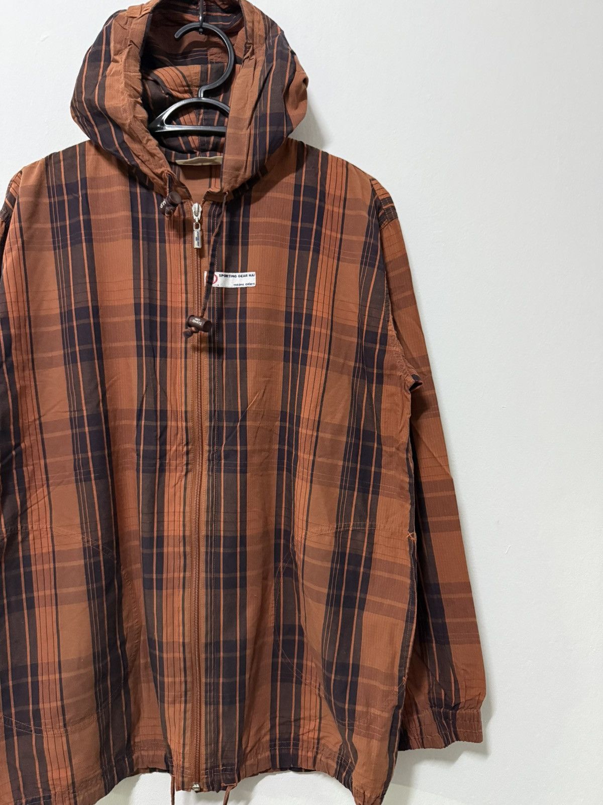 Issey Miyake Hai Sporting gear by Issey miyake checkered hooded Jacket Size US M / EU 48-50 / 2 - 4 Thumbnail