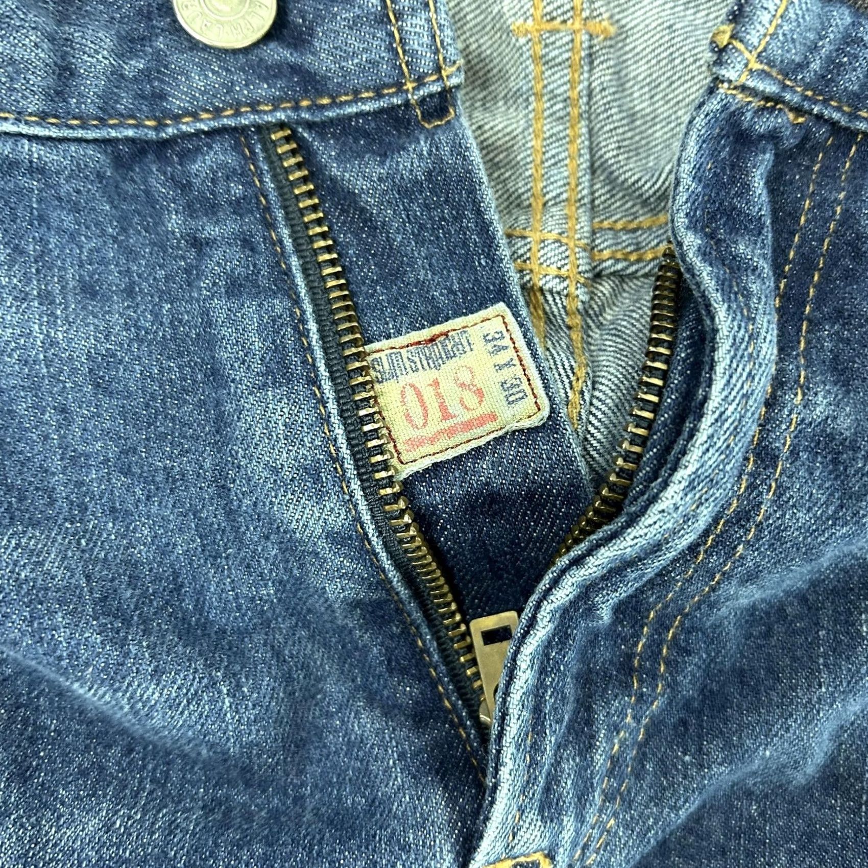 Polo Ralph Lauren VINTAGE? No. Polo Ralph Lauren Jeans Mens 34x30 Stratford Slim Fit Straight Denim Distressed Size US S / EU 44-46 / 1 - 6 Thumbnail