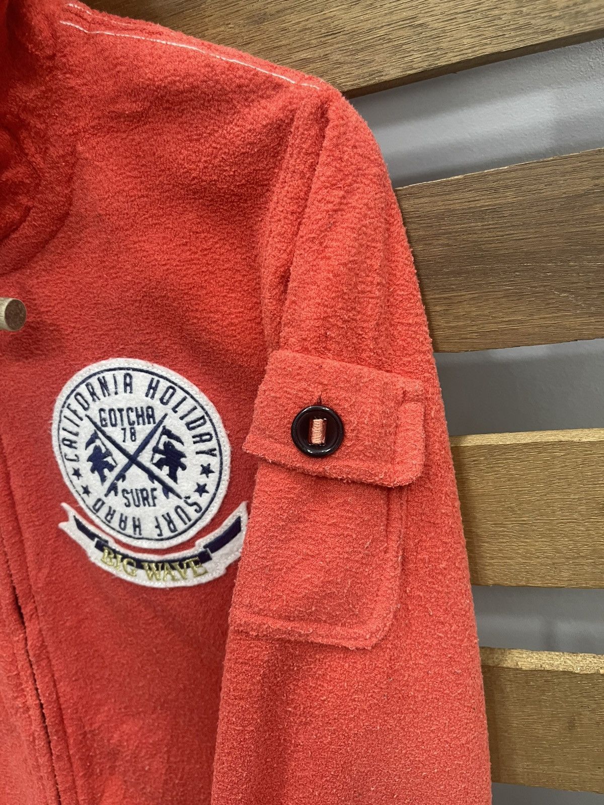 Gotcha Vtg GOTCHA "Remember Your Roots" Terry Cloth Zip Hoodie Size S / US 4 / IT 40 - 4 Thumbnail