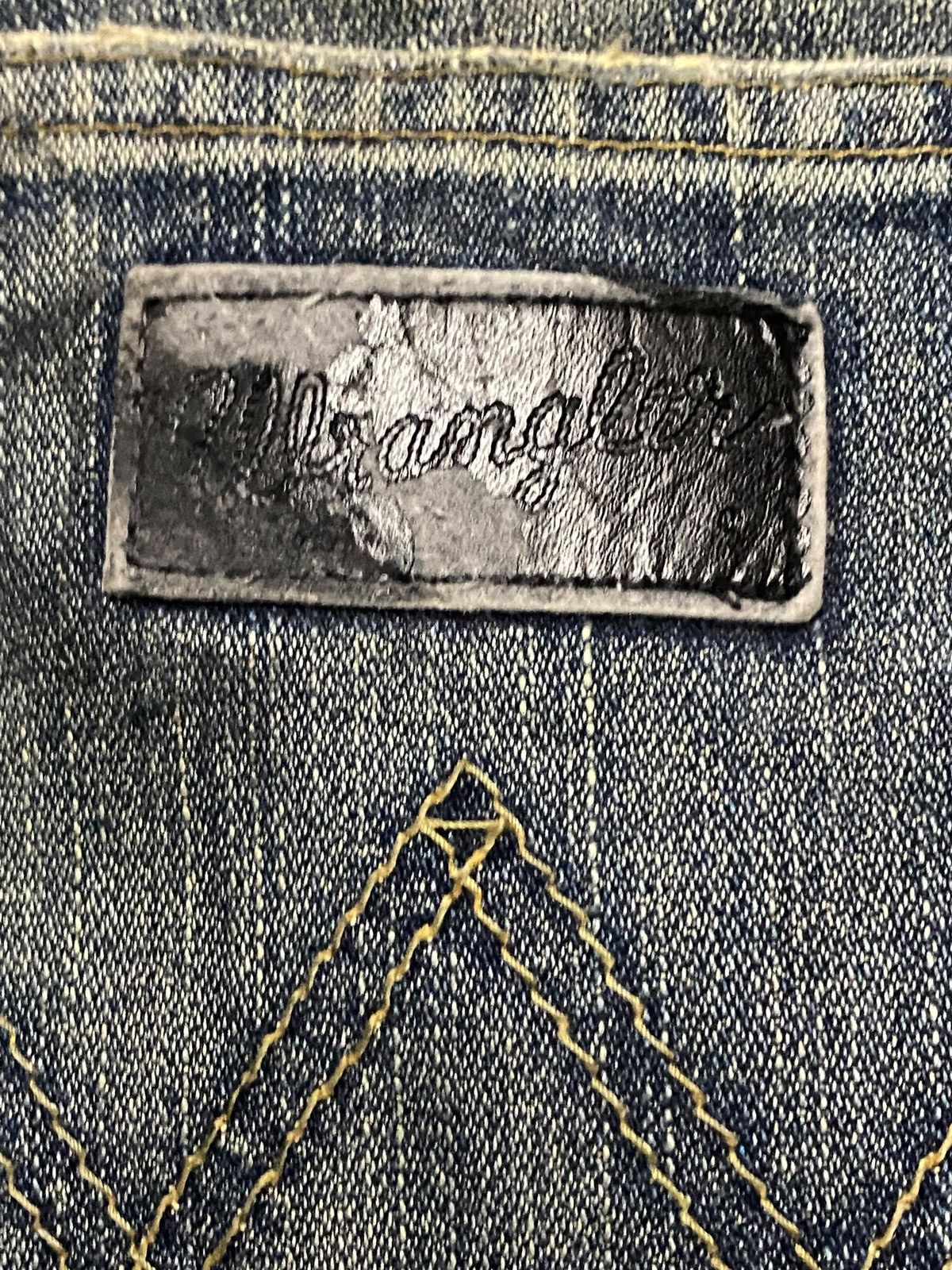 KOZABURO × Wrangler Vintage Wrangler 04903 Mud Wash Distressed Loose Jeans Size US 34 / EU 50 - 8 Thumbnail
