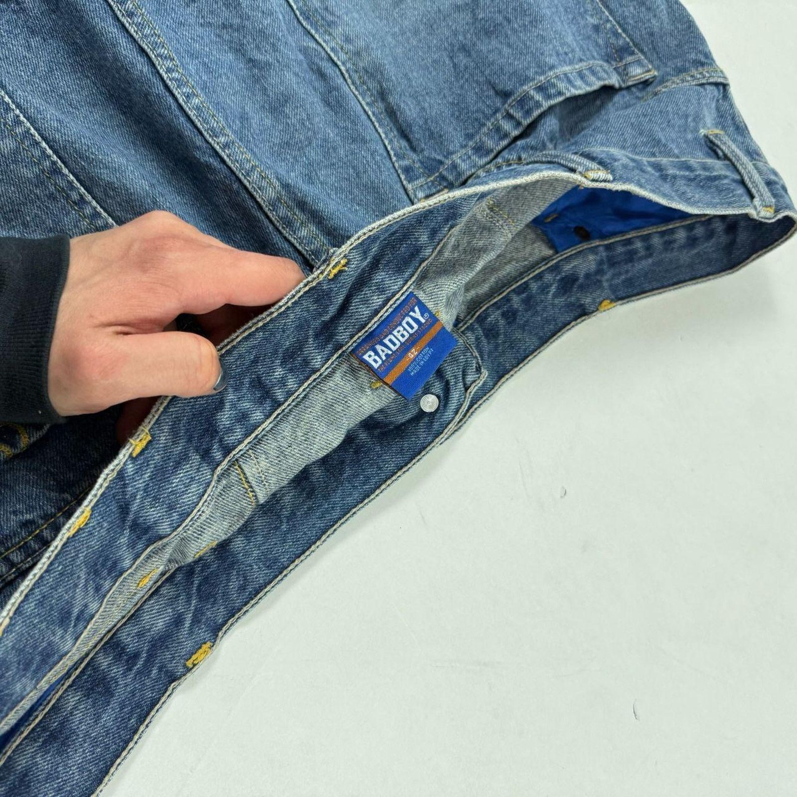 Diesel × Japanese Brand × Vintage Vintage y2k archive faded stonewash baggy rare cyber jeans Size US 42 / EU 58 - 6 Thumbnail