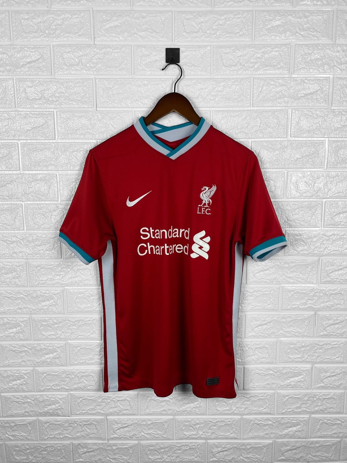 Pre-owned Jersey X Nike Liverpool 2020 2021 Football Soccer Jersey In Red