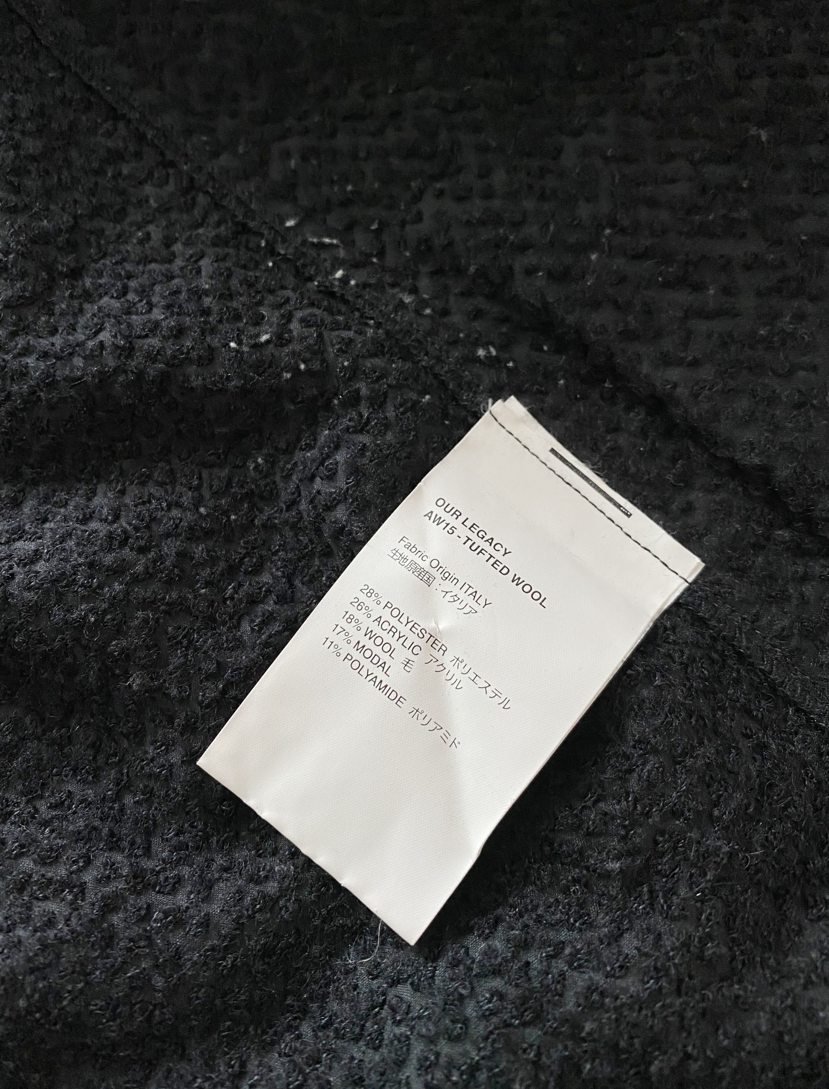 Our Legacy Tufted Wool Knit Blazer Size 48R - 4 Thumbnail