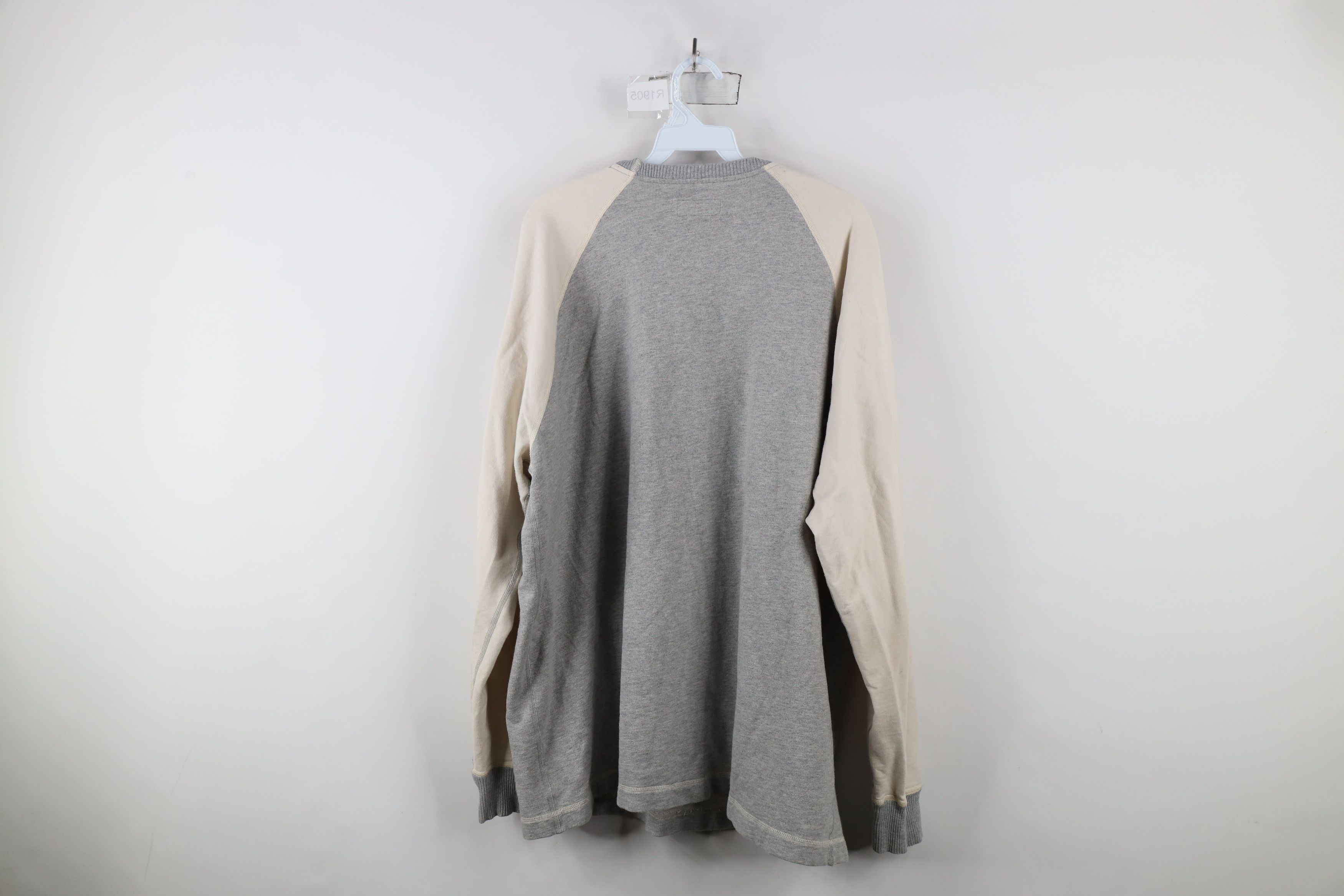 Ralph Lauren × Vintage Vintage Y2K Ralph Lauren Knit Long Sleeve T-Shirt Gray Size US XXL / EU 58 / 5 - 10 Thumbnail