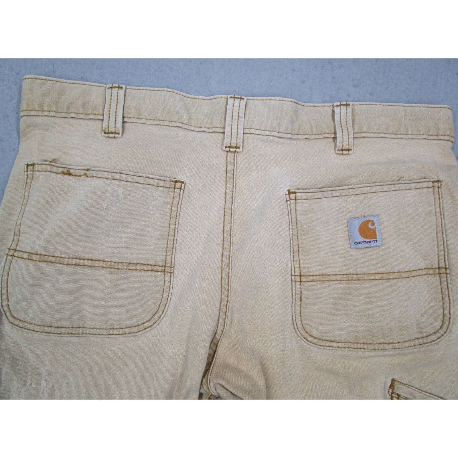 Carhartt VINTAGE Carhartt Men's Jeans Pants Cargo Relaxed Fit 36 Brown Workwear 30x34 Size US 36 / EU 52 - 6 Thumbnail