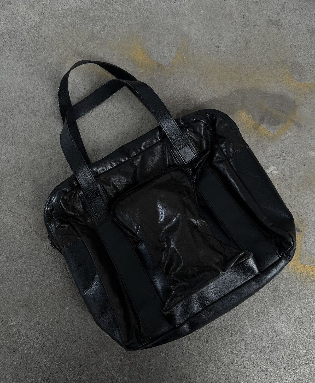 Yohji Yamamoto Yohji Yamamoto Y's Vintage Leather Hand Tote Bag K7 Size ONE SIZE - 1 Thumbnail