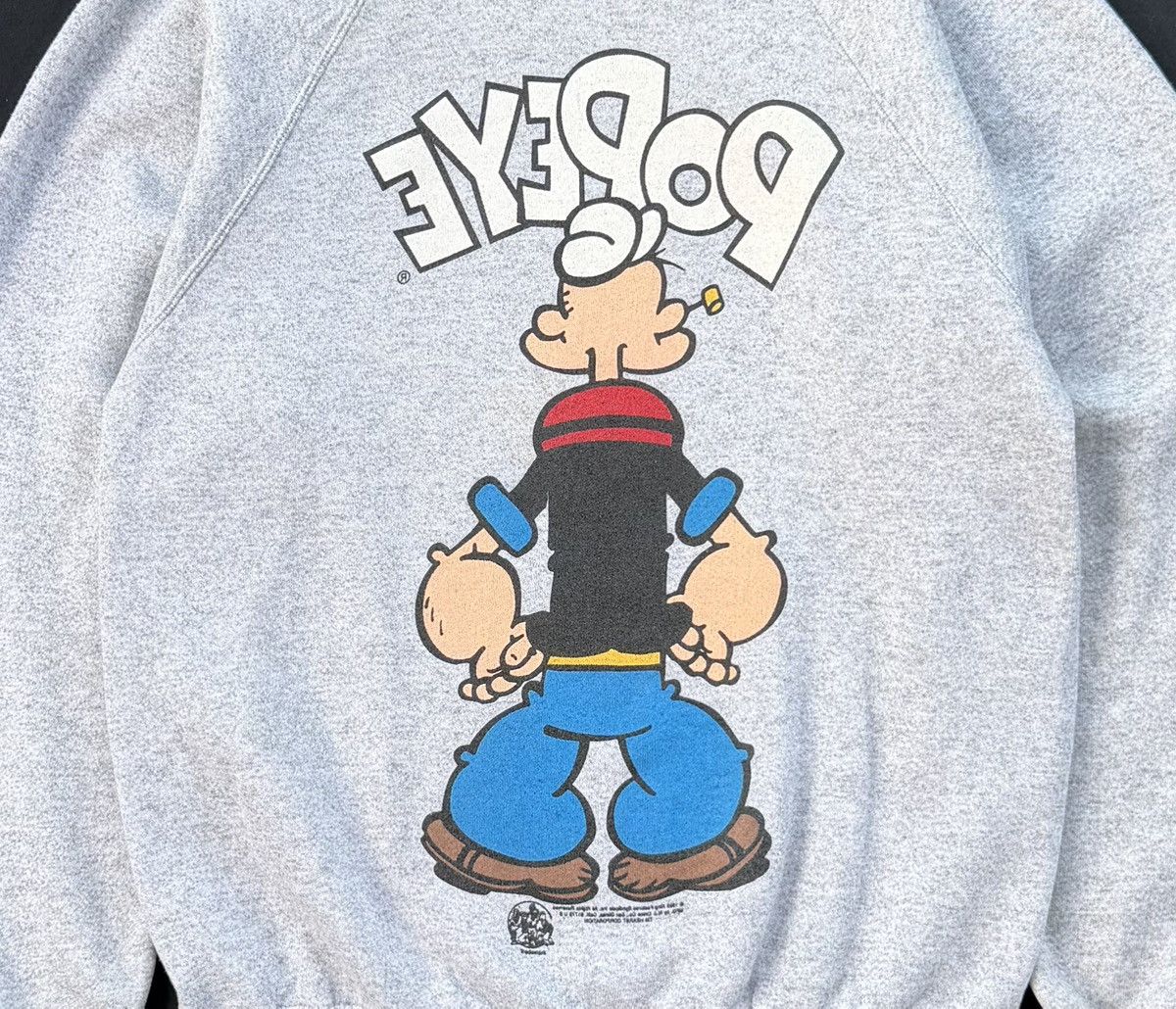 Vintage Vintage 1993 Popeye Sweatshirt SANTEE USA Cartoon Crewneck Size US M / EU 48-50 / 2 - 8 Thumbnail