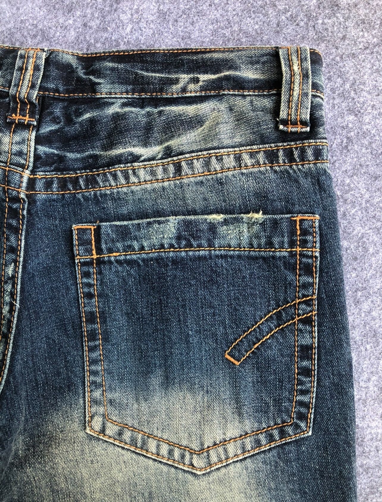 Vintage LastDrop🔥Rare🔥Japanese Designer Amarantine Straight Cut Jean Size US 33 - 6 Thumbnail