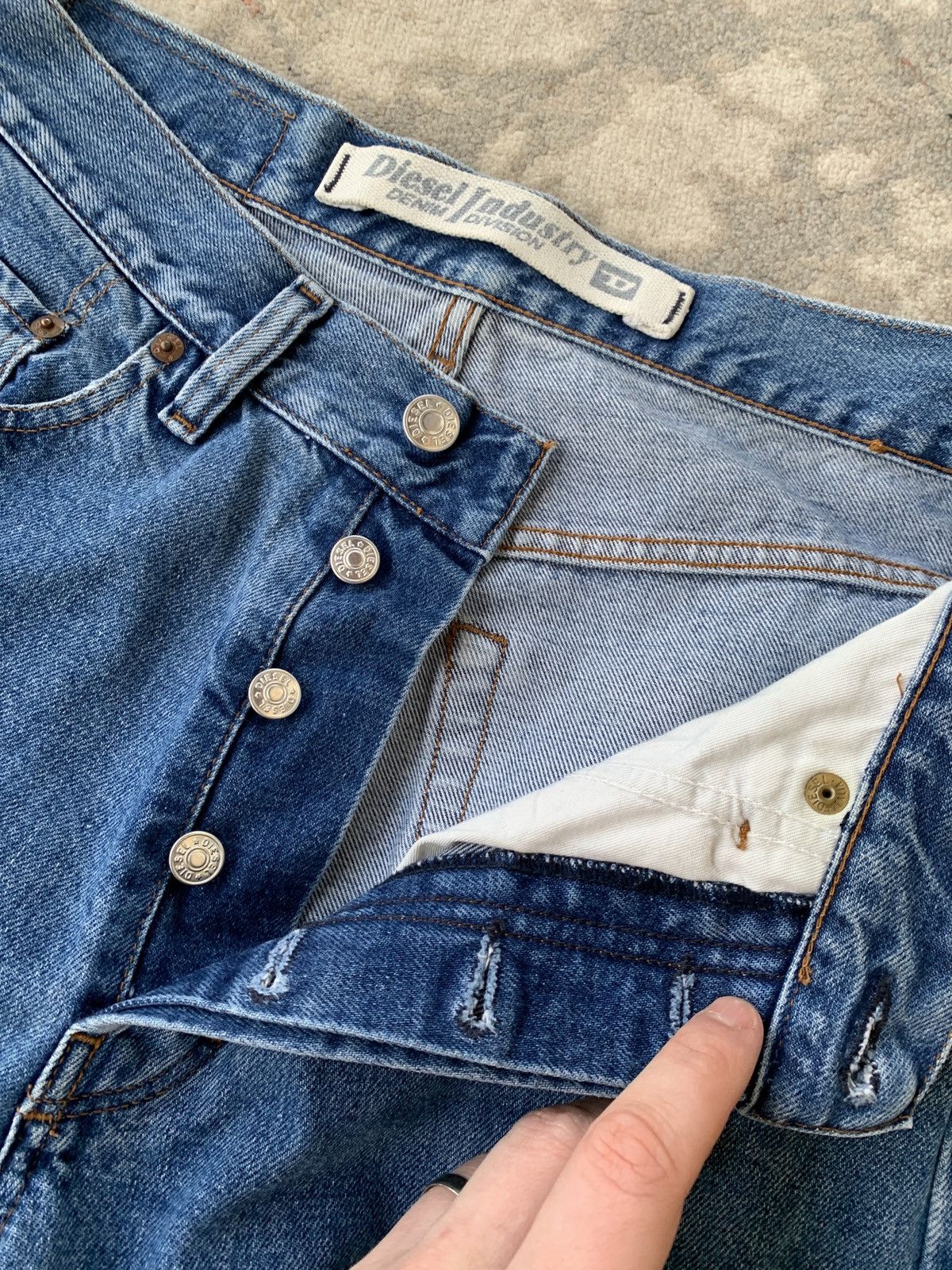 Diesel × Vintage Vintage Diesel Denim Pants Size US 31 - 4 Thumbnail