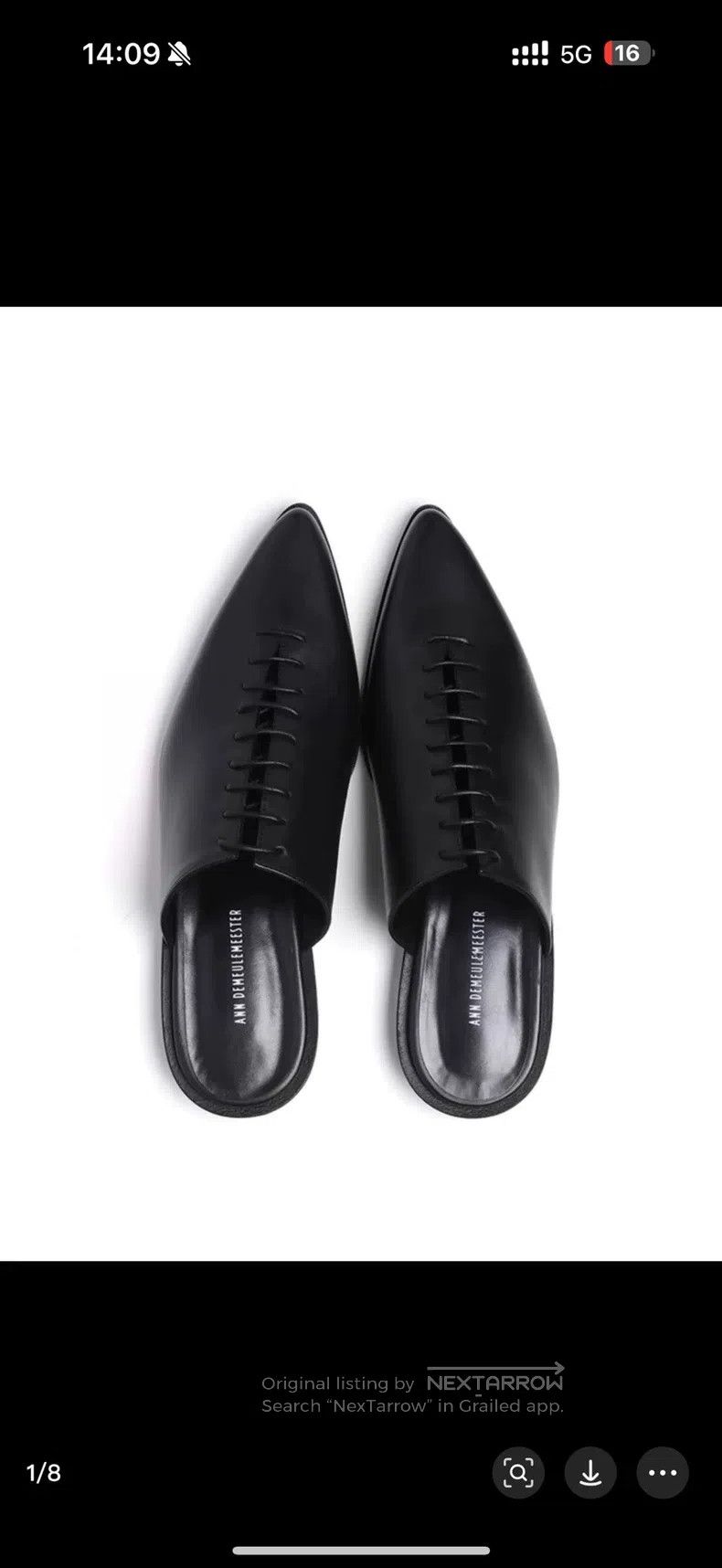 Ann Demeulemeester Ann Demeulemeester 37 black strappy slippers Size US 6.5 / IT 36.5 - 6 Thumbnail
