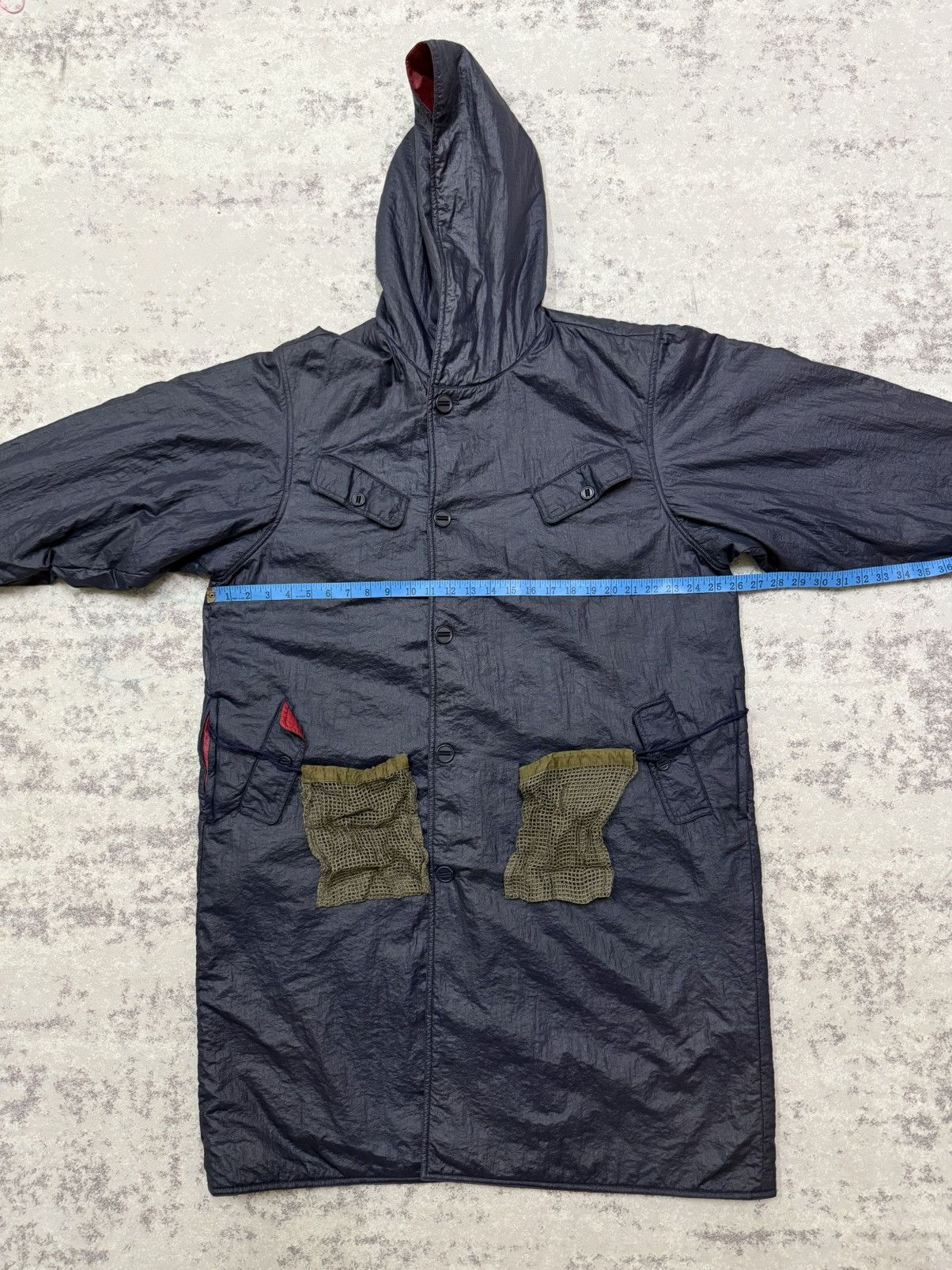 Issey Miyake Vintage issey miyake hai sporting gear long jacket nylon Size US L / EU 52-54 / 3 - 14 Thumbnail