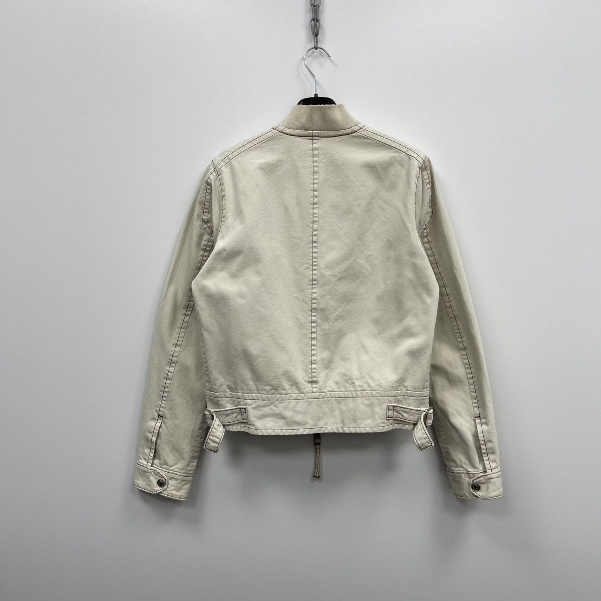 Dsquared2 Dsquared2 Distressed Vintage Cotton Jacket White Rare Size US M / EU 48-50 / 2 - 3 Thumbnail
