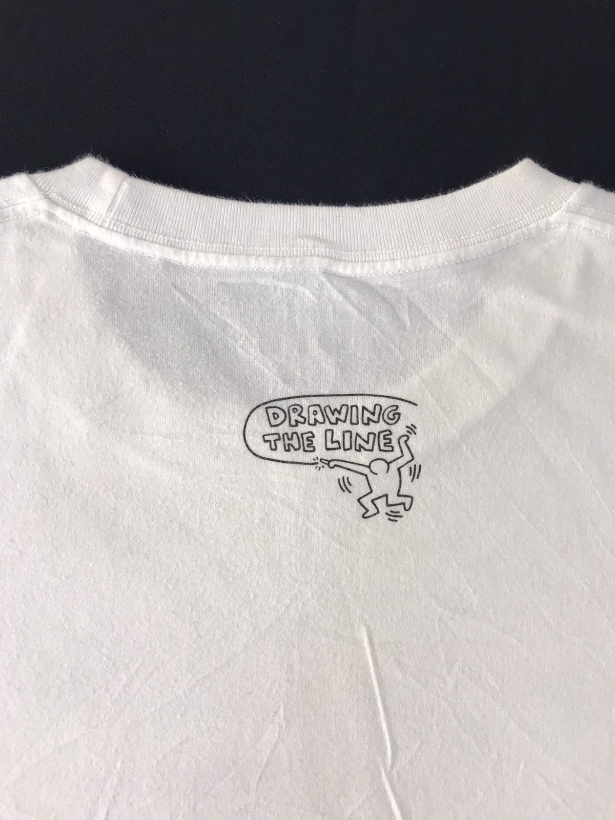 Keith Haring Keith Haring Photo Quotes Design Pop Art Graphic Printed Tee Size US M / EU 48-50 / 2 - 8 Thumbnail