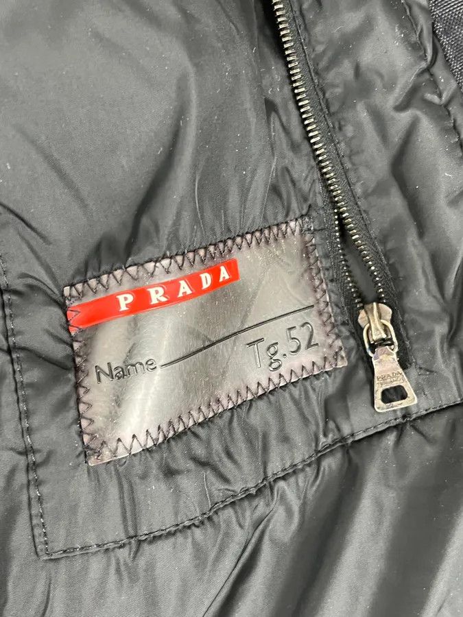 Prada 2000s Prada Black Nylon Multi-Zip Long Jacket Size US L / EU 52-54 / 3 - 8 Thumbnail