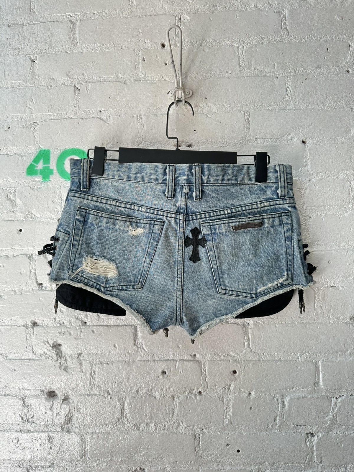 Chrome Hearts CHROME HEARTS LACE PATCH SHORTS Size 28" / US 6 / IT 42 - 2 Thumbnail