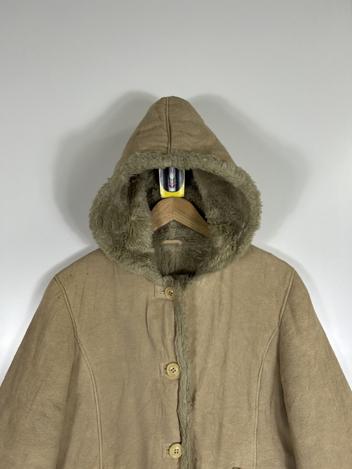 Japanese Brand 🔥Luxury ANAYI Japan Hooded Button Cropped Jacket Size M / US 6-8 / IT 42-44 - 4 Thumbnail