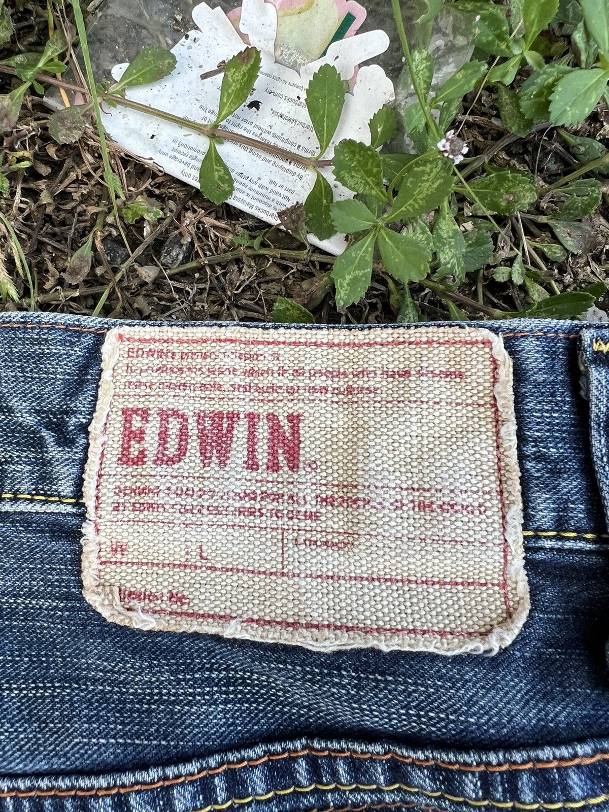 Edwin × Japanese Brand VTG EDWIN DISTRESSED FLARE JEANS VERY RARE Size US 32 / EU 48 - 19 Thumbnail