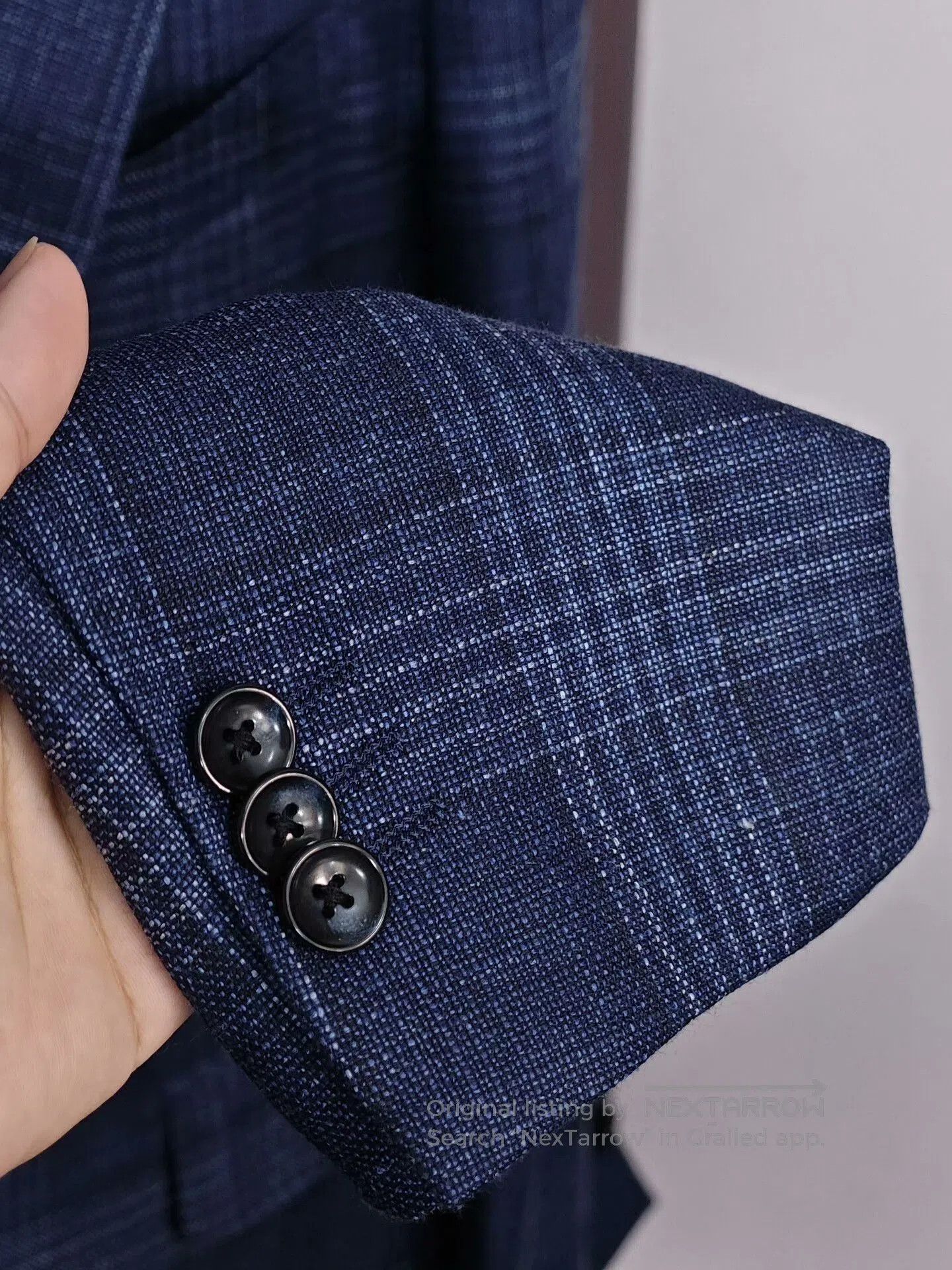 Loro Piana Loro Piana Custom Suit Blue Checked. Size US S / EU 44-46 / 1 - 2 Thumbnail