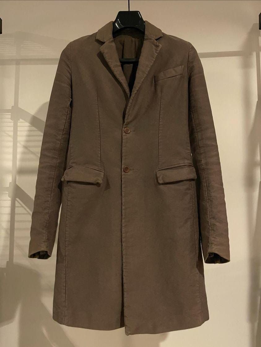 CC000016 FW03 Trucker Dust Coat in Brown